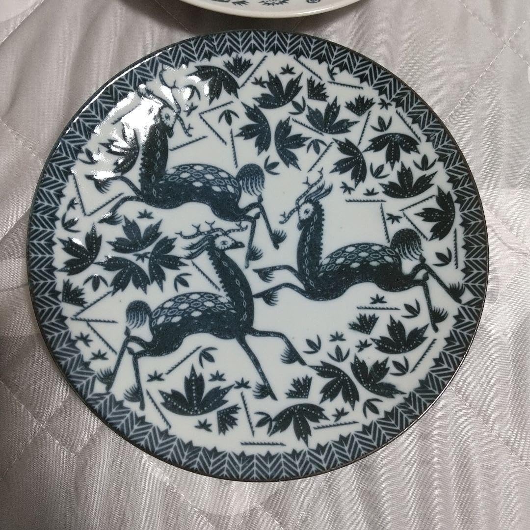 Amazon.co.jp: 東屋 scope 六寸皿 印判鳥獣五画 5枚セットです