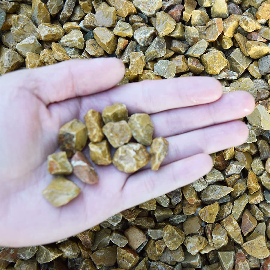 Amazon.co.jp: 砂利 化粧砂利 イエロー 大理石 黄色 小粒 シュガー