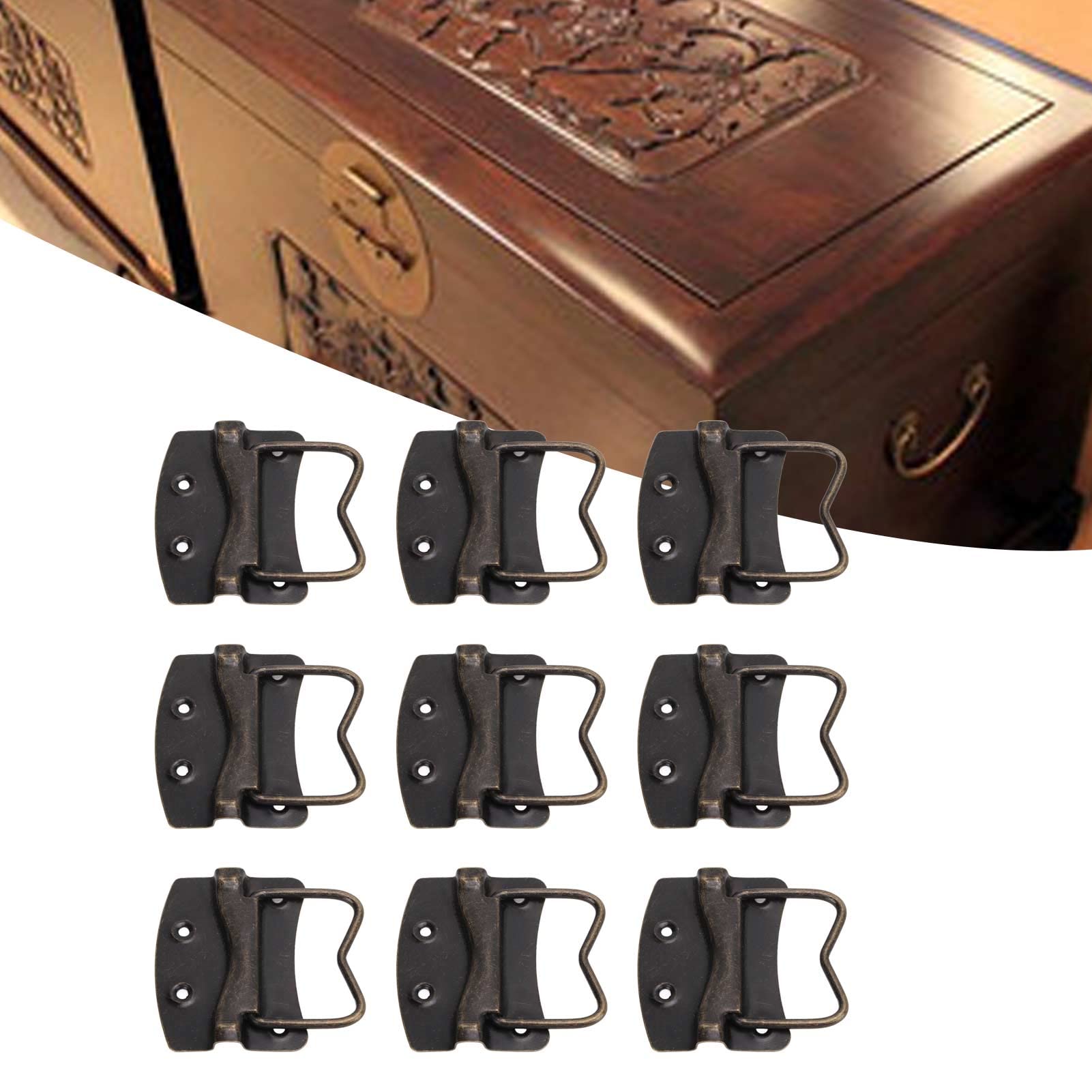 Amazon.co.jp: 20セット 木箱の取っ手 ビンテージ金具 アンティーク