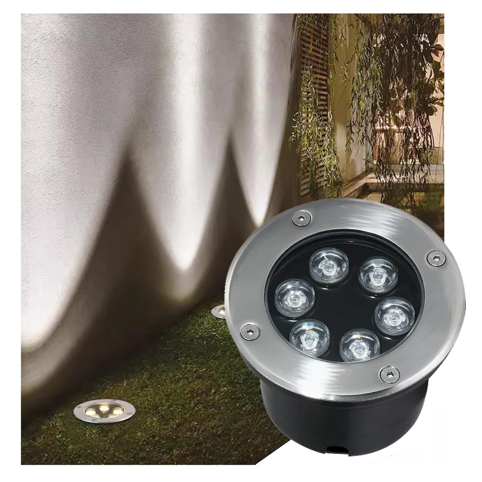 Amazon.co.jp: 屋外埋め込みスポットライト - 防水 ガーデンスポット