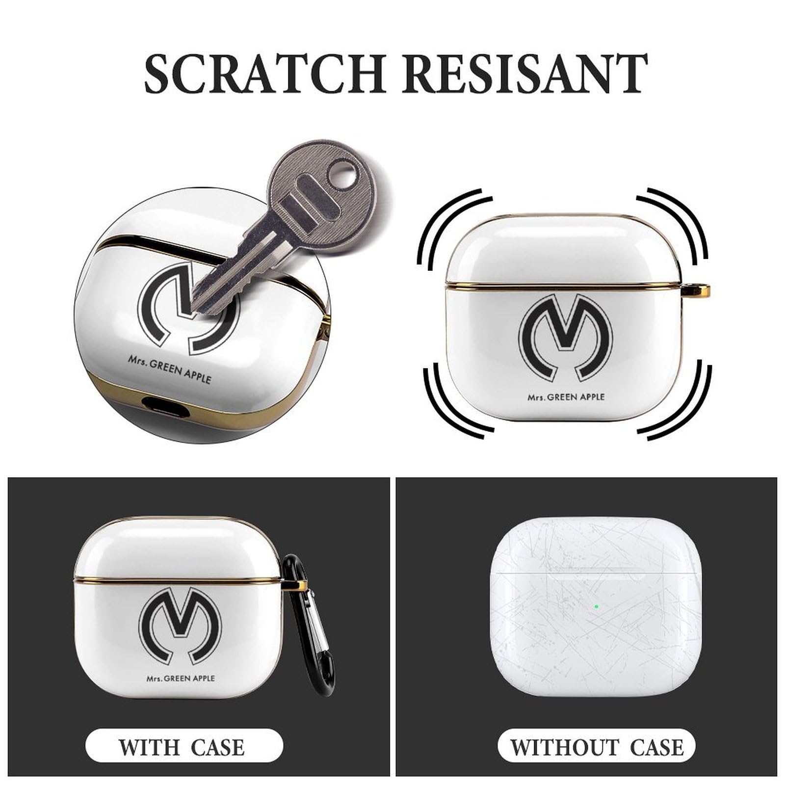 Amazon | ミセスグリーンアップル Airpods3ケース エアーポッズ3ケース