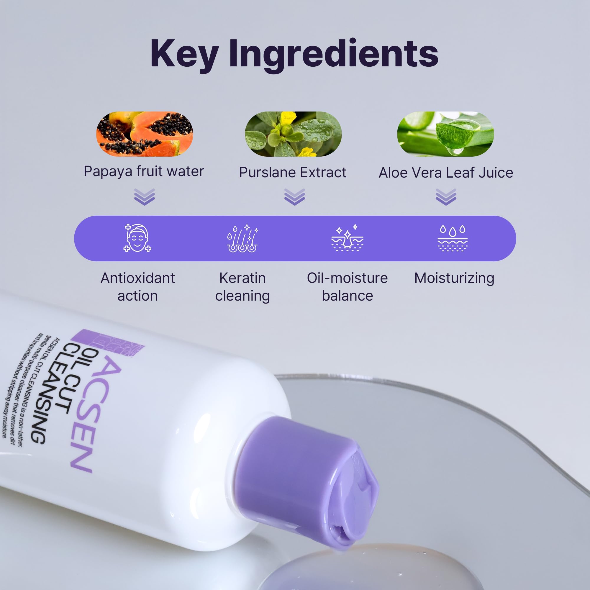 Amazon.com: TROIAREUKE ACSEN Oil Cut Cleansing (4.05 Fl. Oz