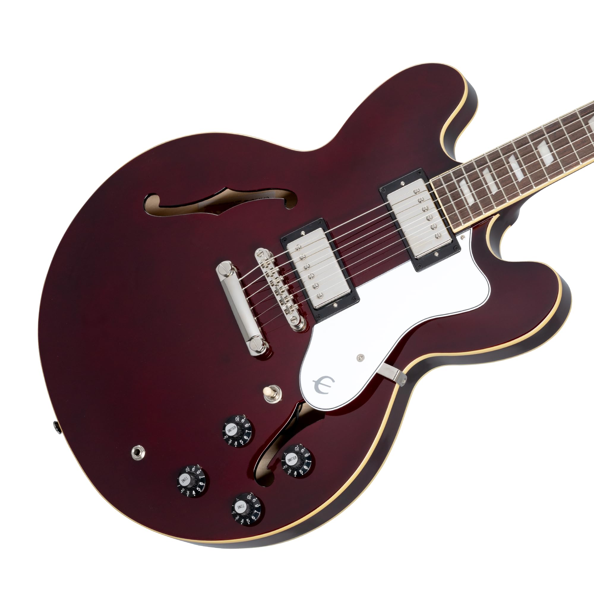 Amazon.com: Epiphone Noel Gallagher Riviera, Dark Wine Red with