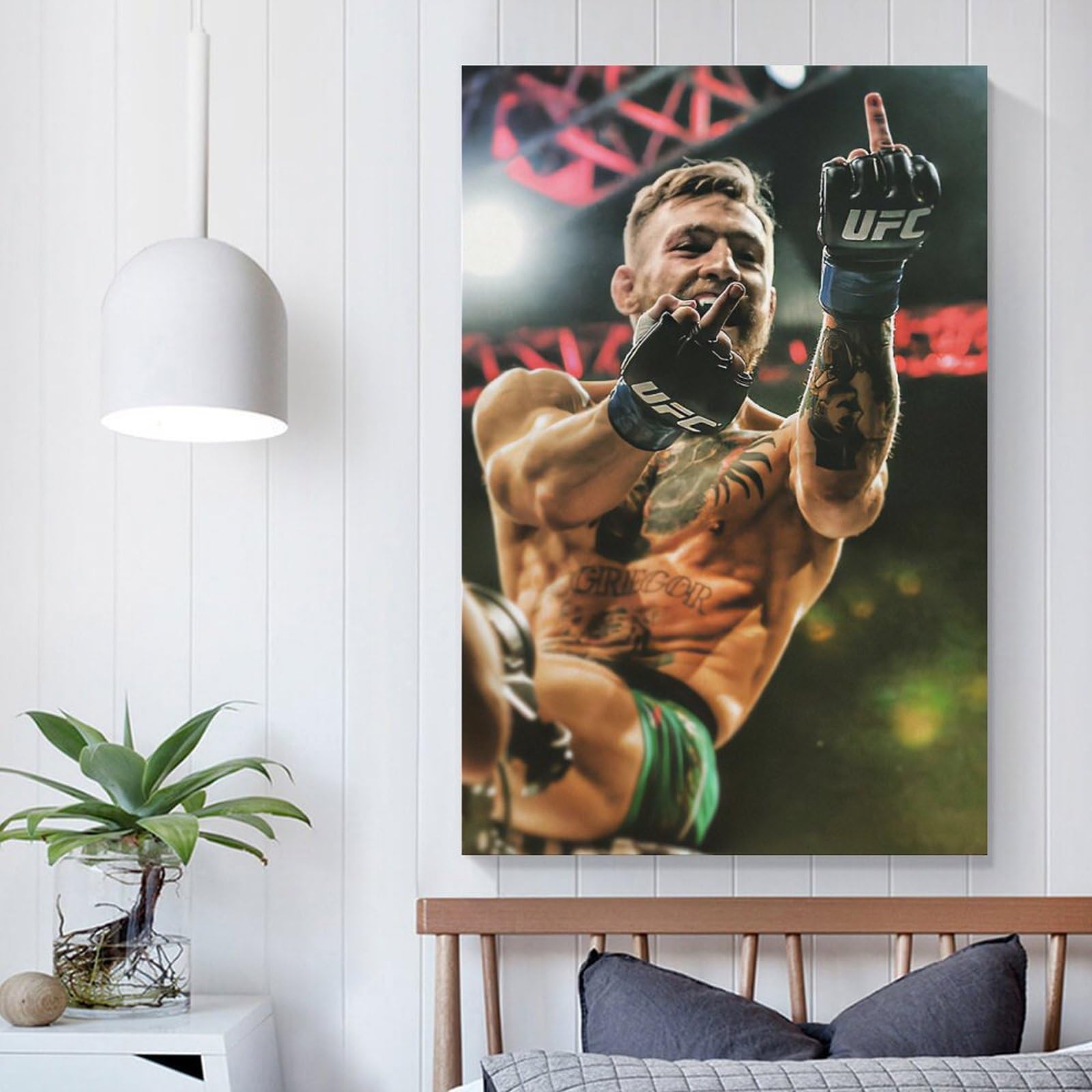 Amazon.co.jp: Conor Mcgregorコナー・マクレガー 中指ポスター アート