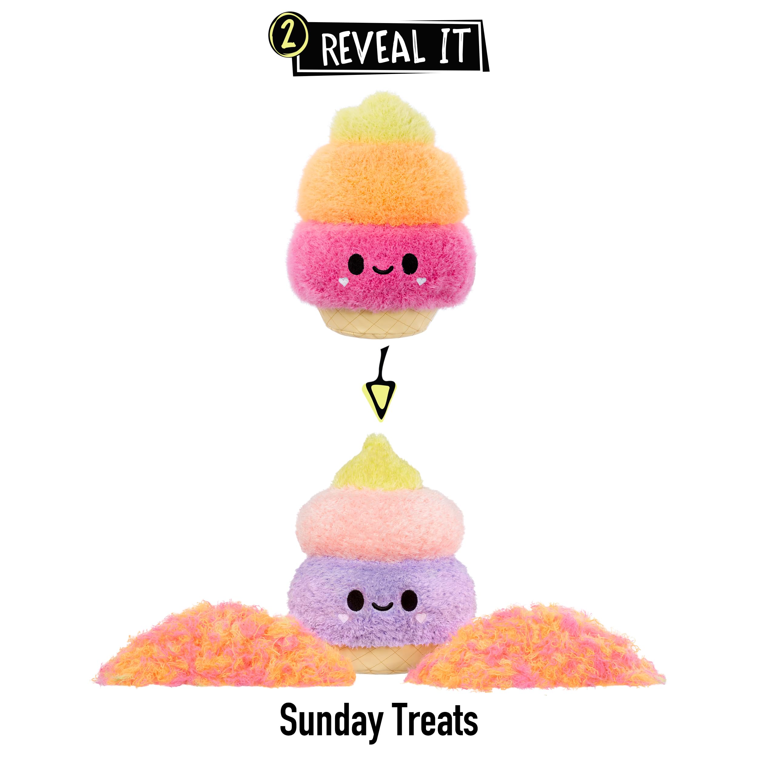 Amazon.com: Fluffie Stuffiez Ice Cream Large Collectible Feature