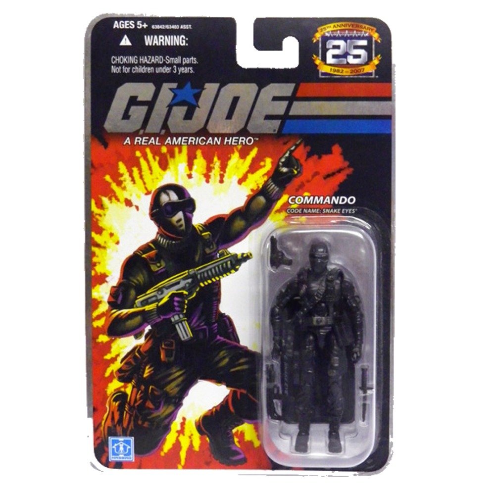Amazon.com: 25th Anniversary GI Joe - Snake Eyes Wave 4 : Toys & Games