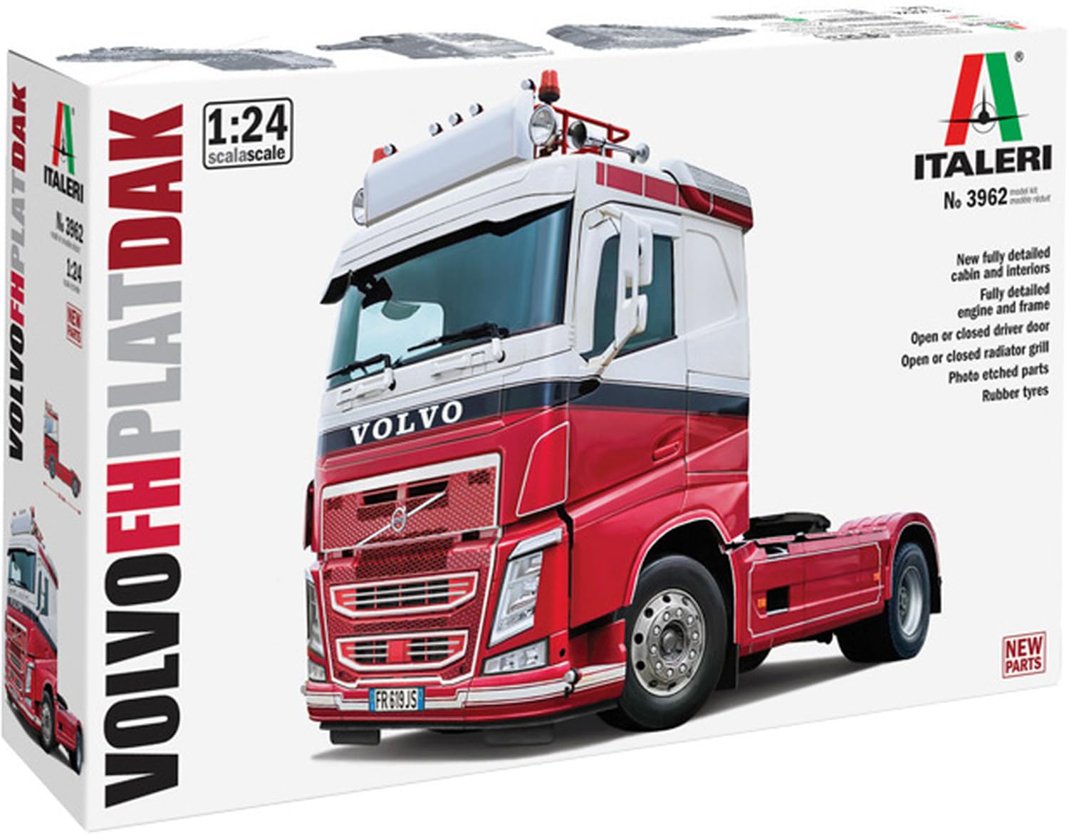 Amazon.com: ITALERI 3962 1:24 Volvo FH Plat Dak - Model Making