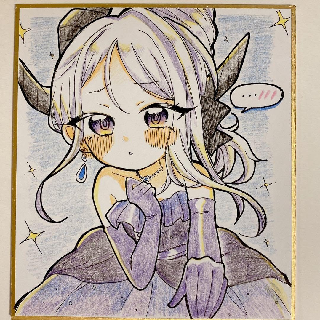 ブルアカ ヒナ（ドレス） 額装イラスト ブルアカ ヒナ（ドレス） 額装