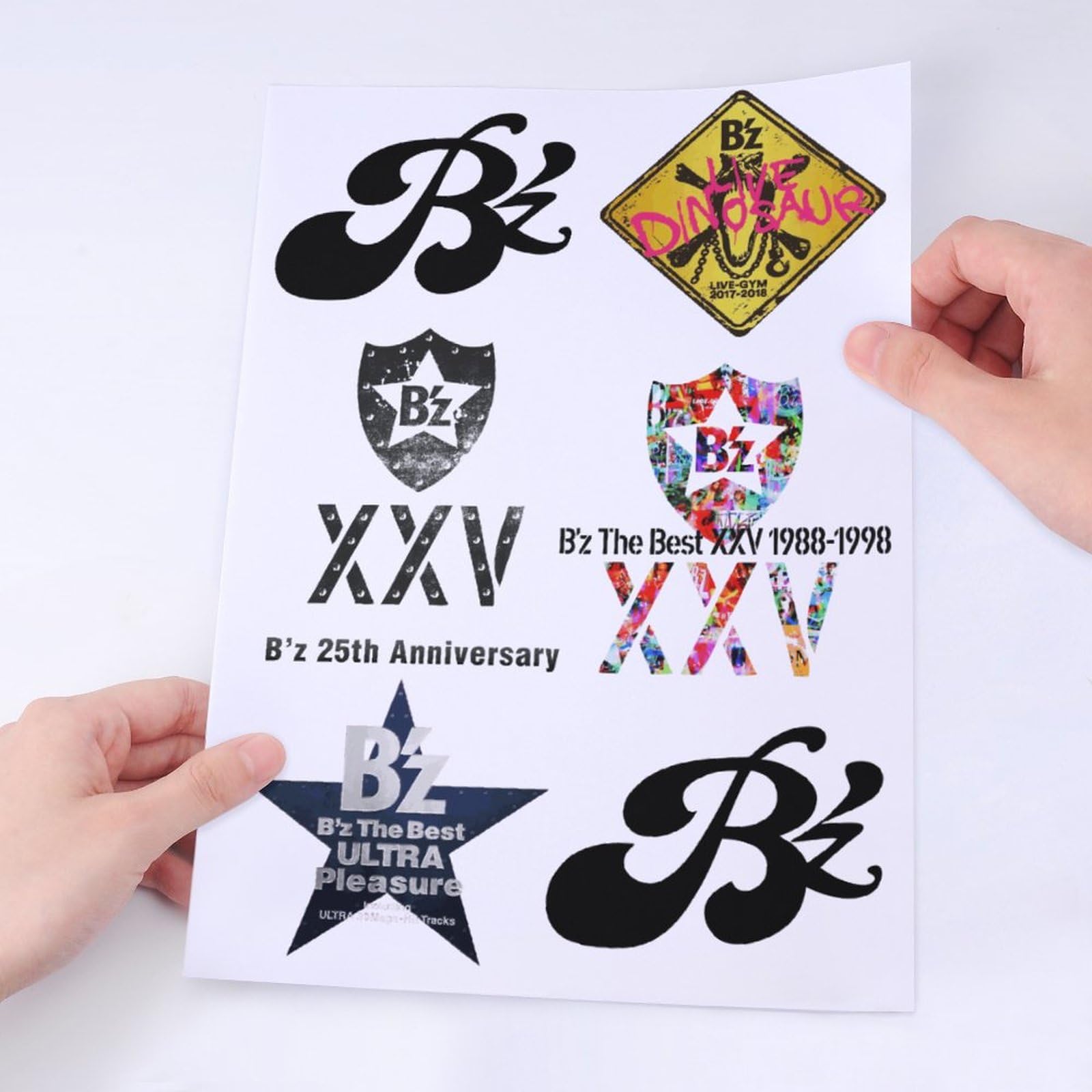 Amazon.co.jp: 防水ステッカーセット B'z ロックバンド B'z ロック