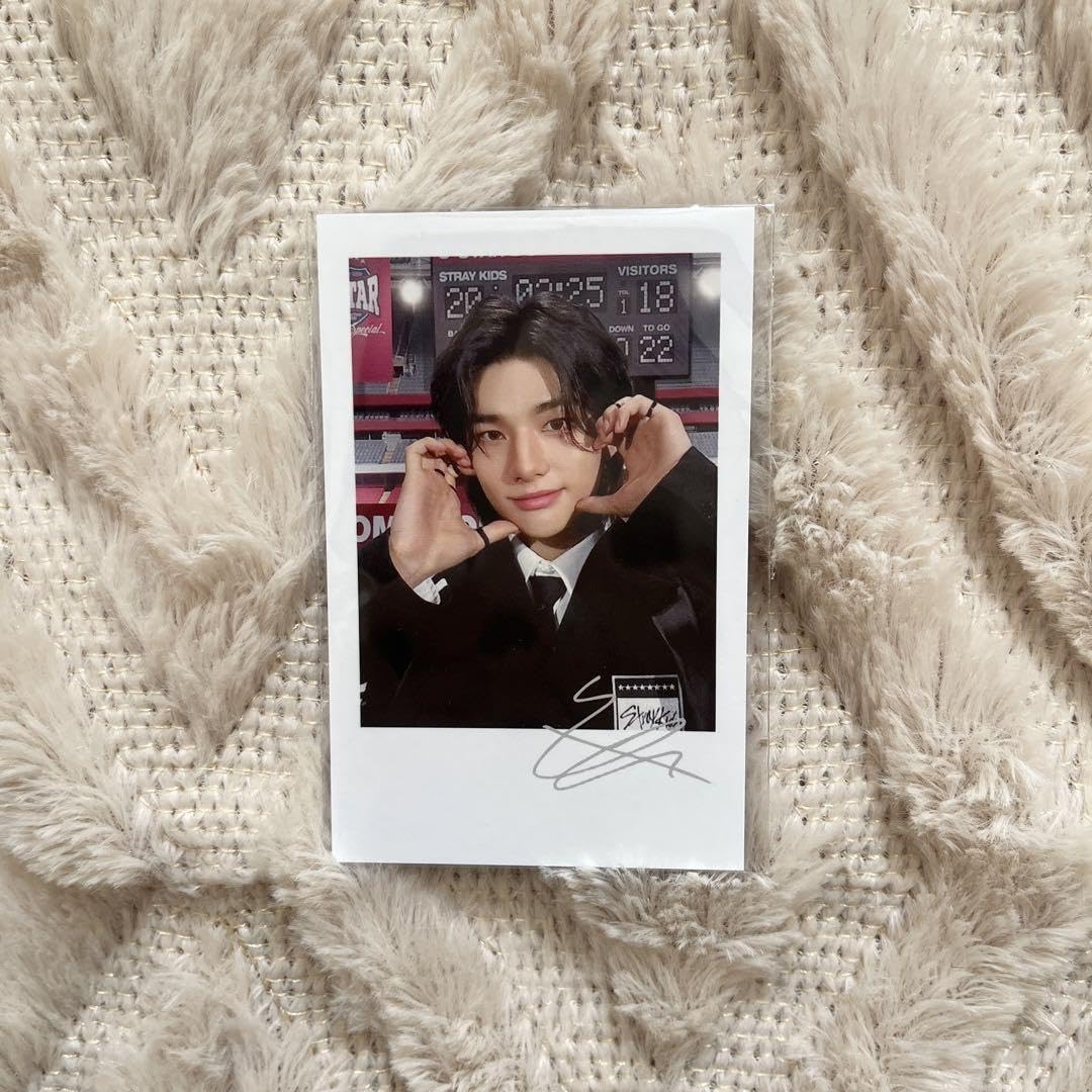 straykids ヒョンジン 直筆サイン チェキ 未公開 ポラロイド｜stray