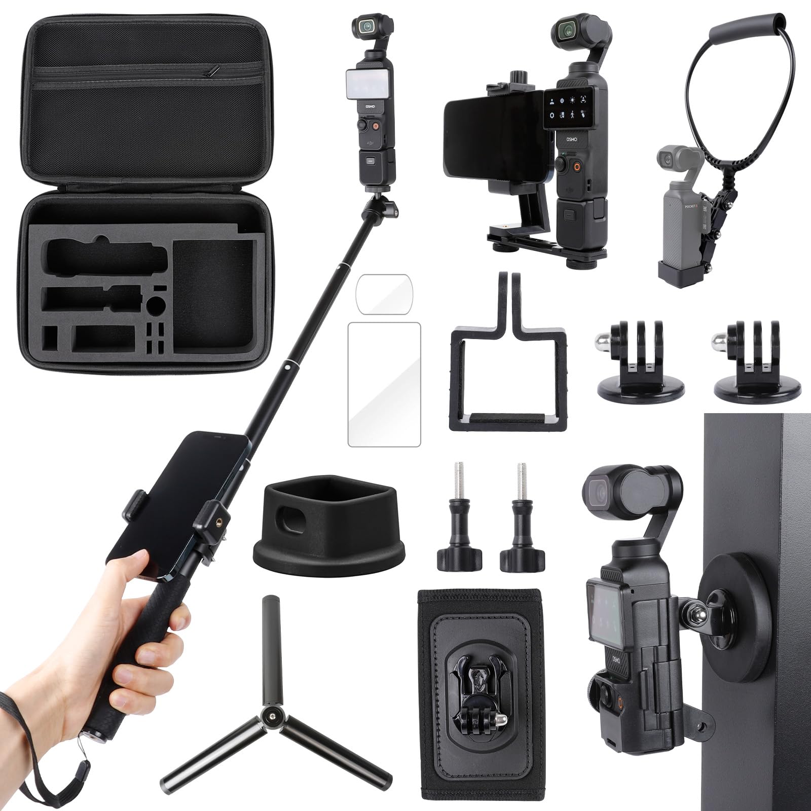 Amazon.com: Accessory Kit for DJI Osmo Pocket 3, Magnetic Mount