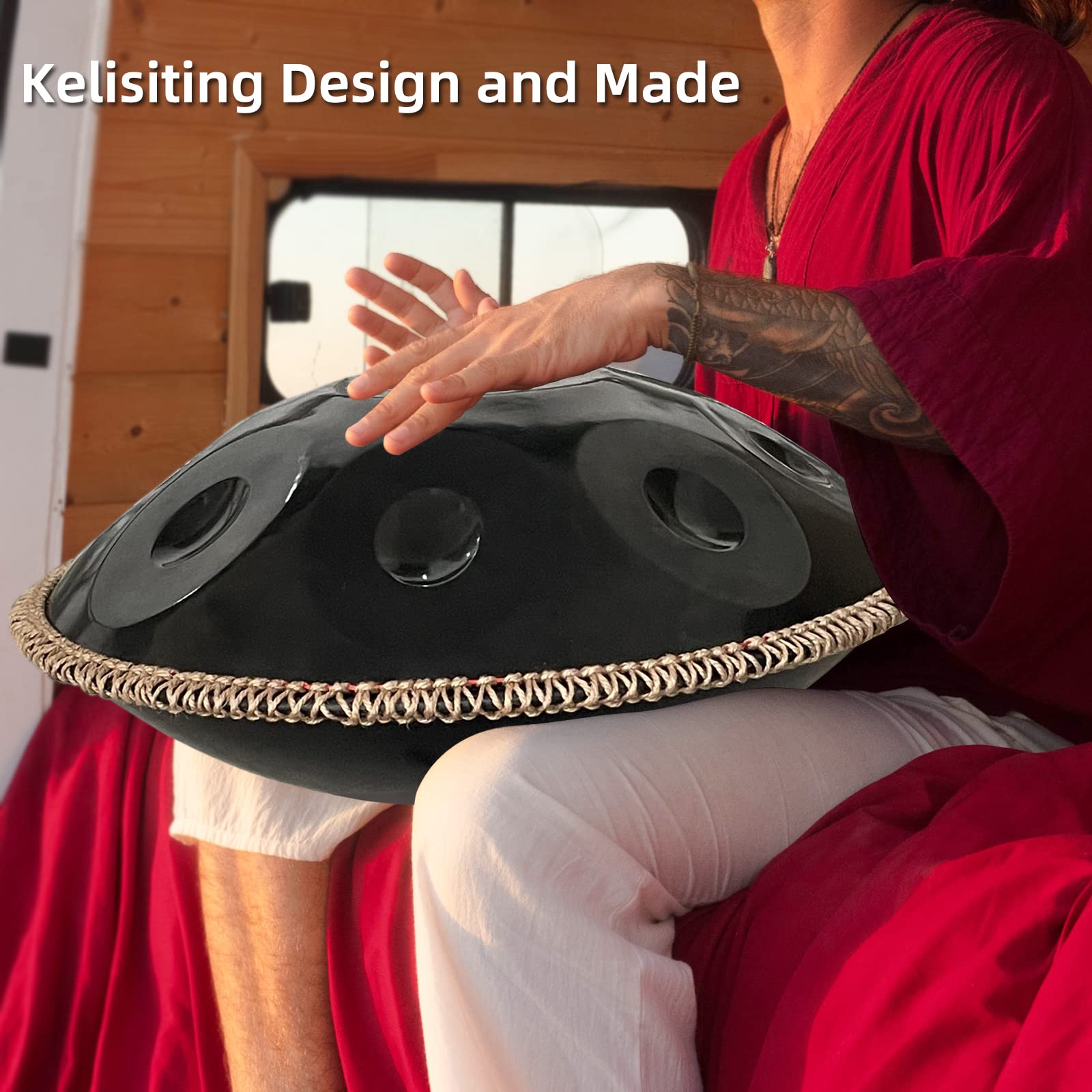 ハンドパン Handpan 56センチ 10音 ポータブルケース付き ハンドパン