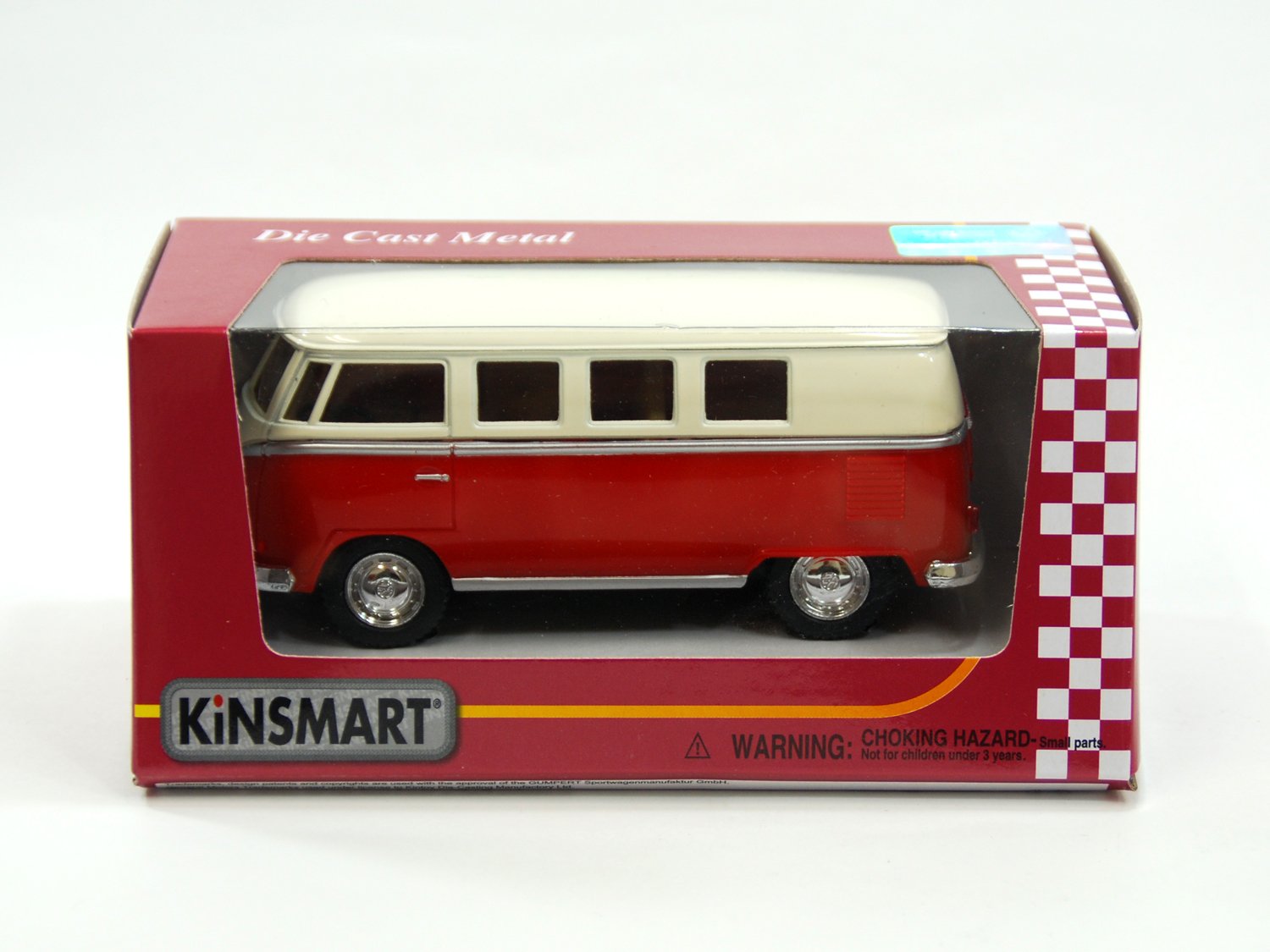 Amazon.co.jp: KiNSMART 1:32 フォルクスワーゲン バス レッド