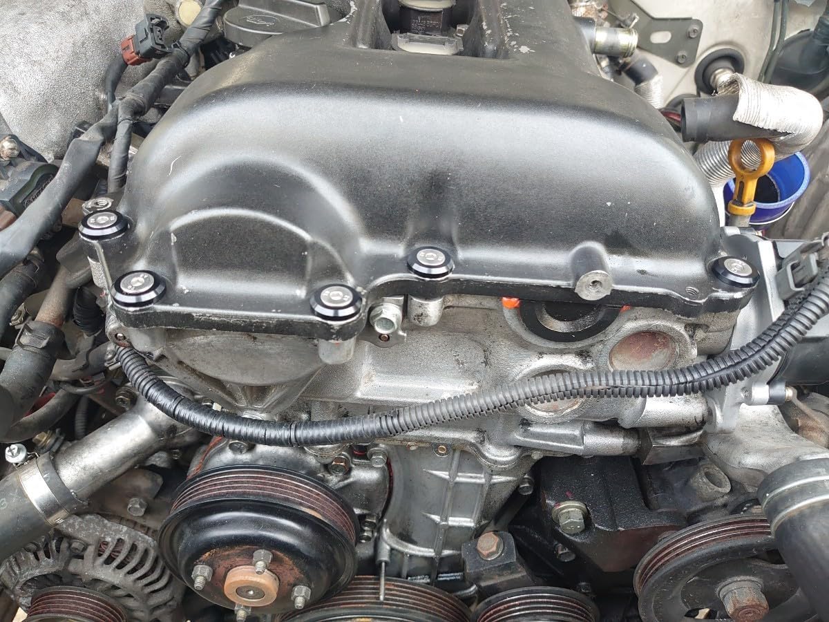 Amazon.co.jp: SR20 s15.s14用 カムカバー ステンレスボルト＆アルミ