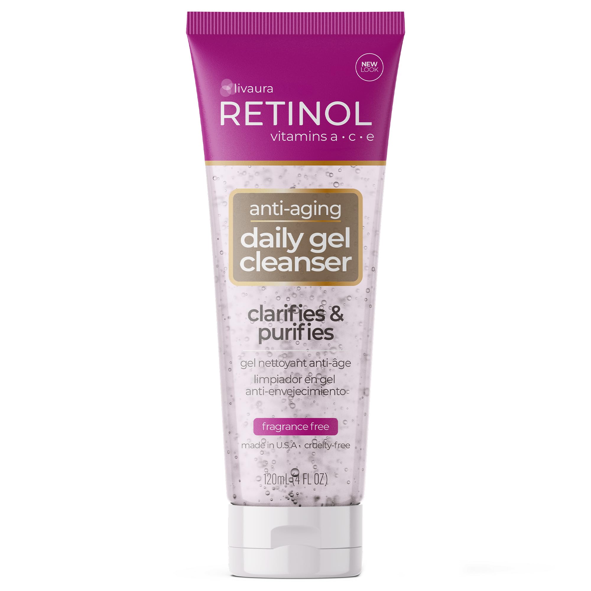 Amazon.com: LIVAURA Retinol Anti-Aging Gel Cleanser – Gently