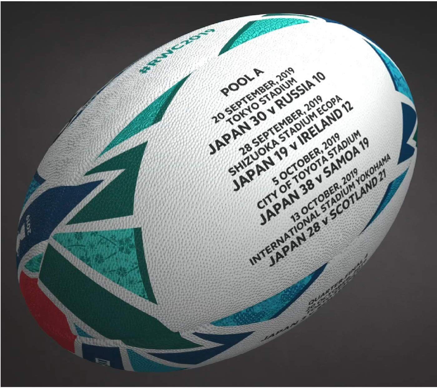 Amazon | RWC2019 ﾚﾌﾟﾘｶ日本代表記念ボール 5号 GB-9019 | Gilbert