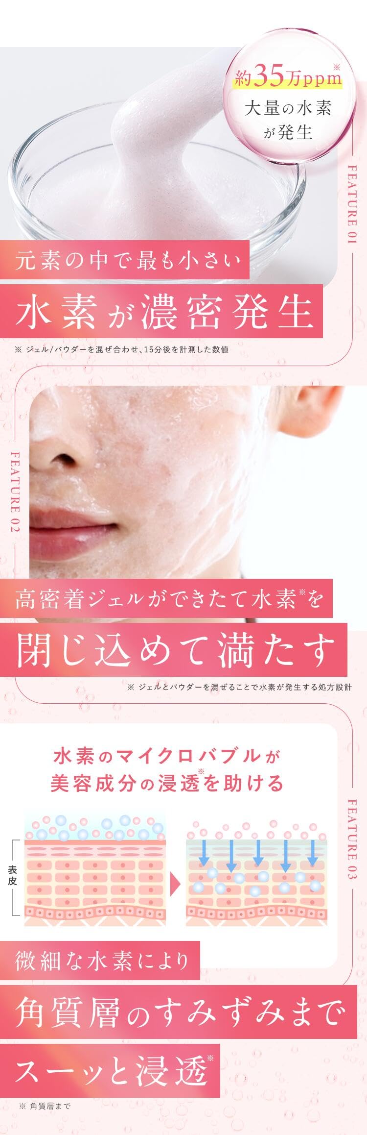 Amazon.co.jp: 【公式】スキンリメドSKNREMED 高濃度 水素パック 炭酸