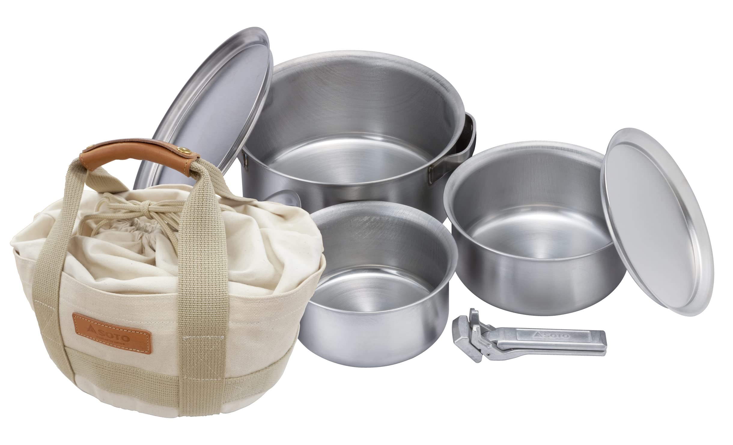 Amazon | ソト(SOTO) 日本製 ステンレス 鍋 セット 1.8㎜厚で万能(保温