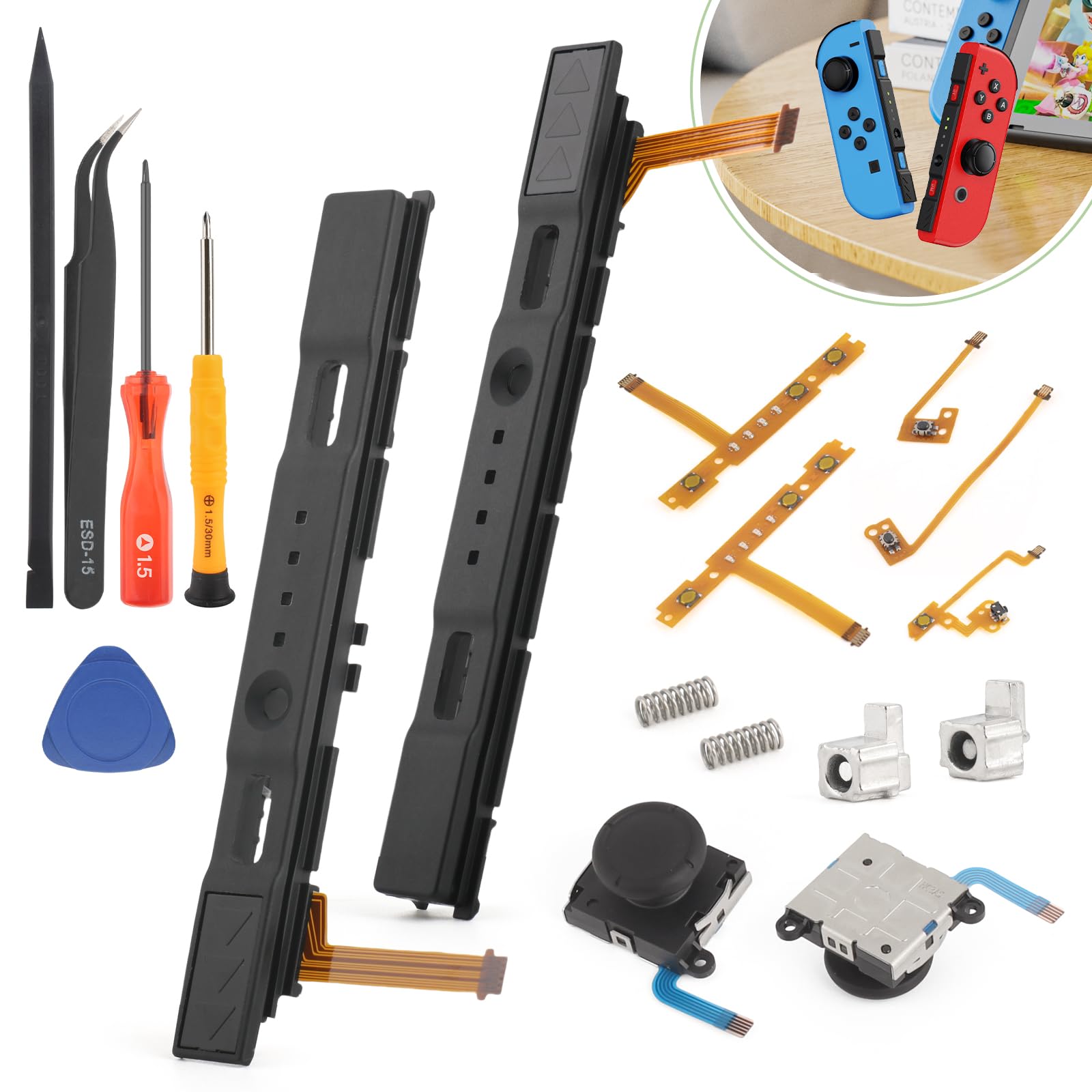 Amazon.com: for Joy-Con Slide Rail for Nintendo Switch/Switch OLED