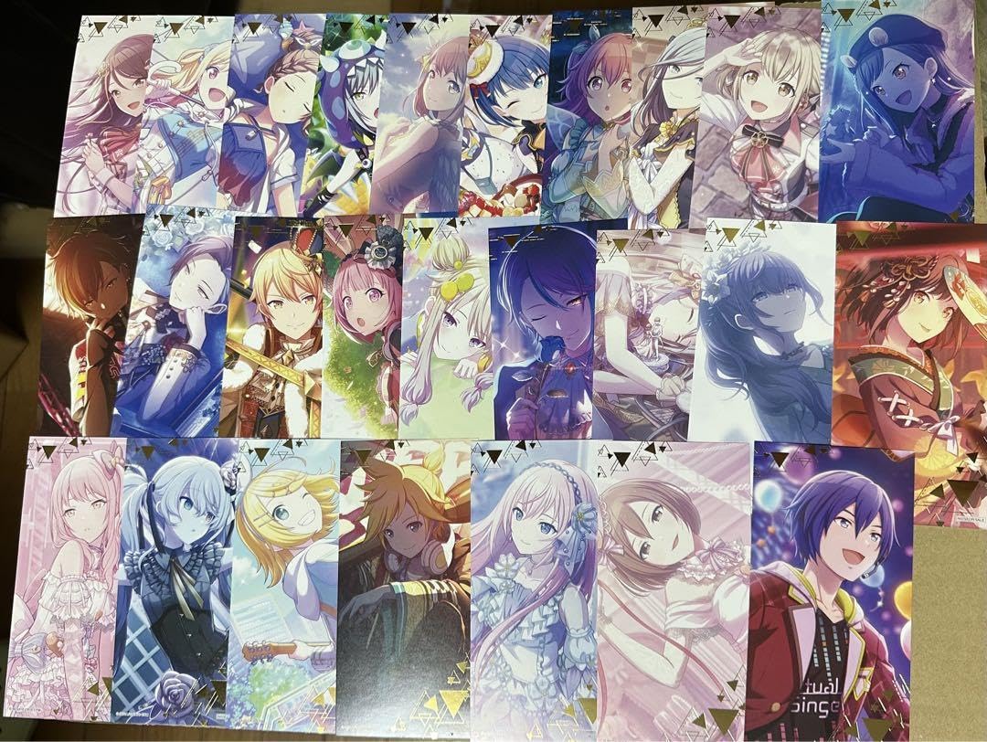 Amazon | プロ セカ アニメイト 特典 箔押し イラストカード 全26種