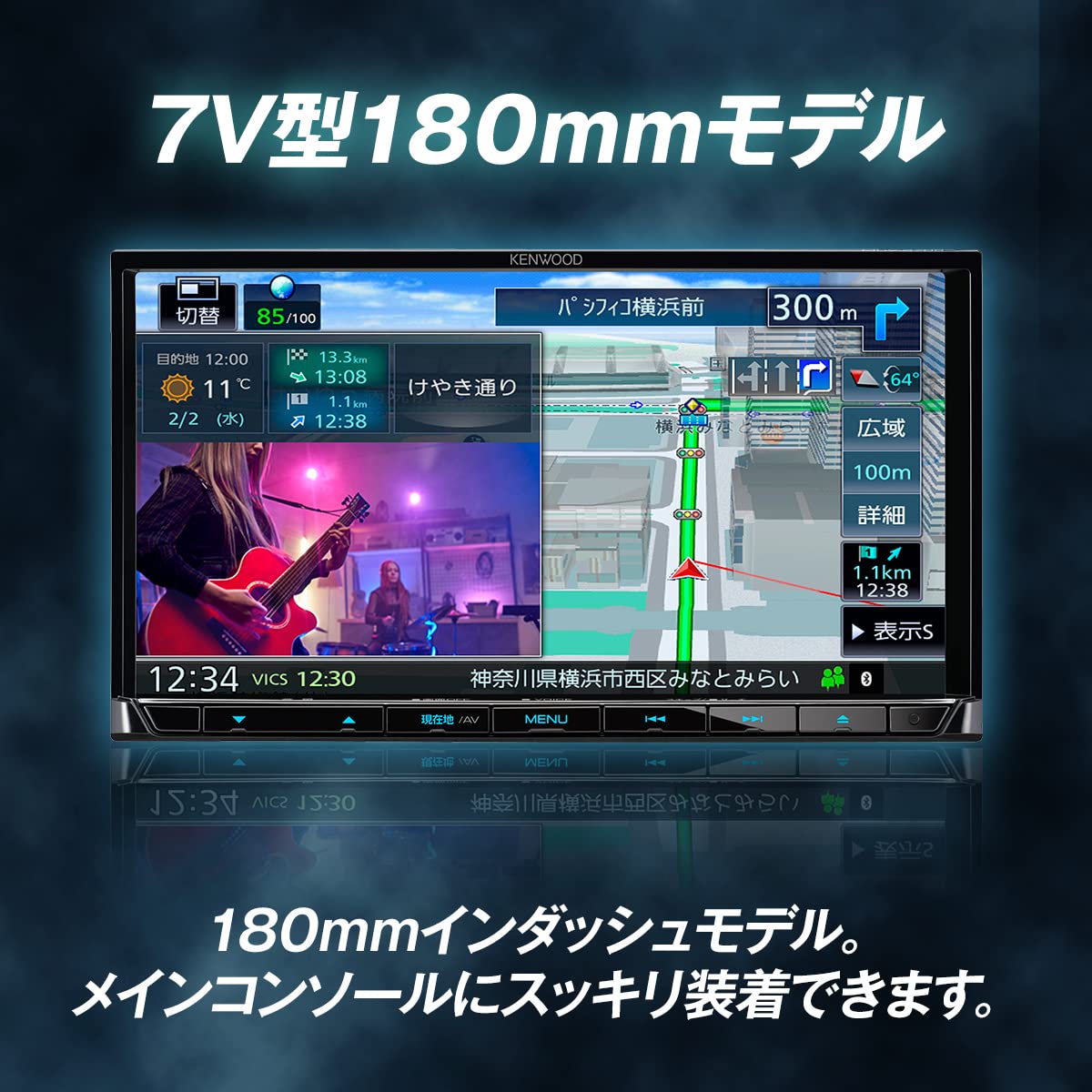 Amazon.co.jp: Kenwood MDV-S709 Saisoku Car Navigation System, 7