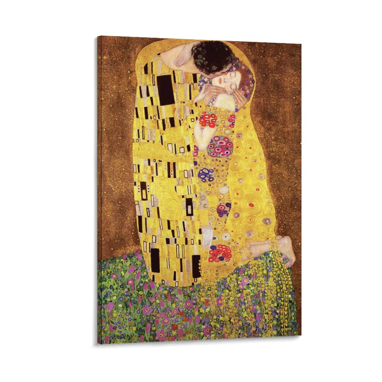 Amazon.co.jp: Gustav Klimtグスタフ・クリムト絵画作品『接吻,1907