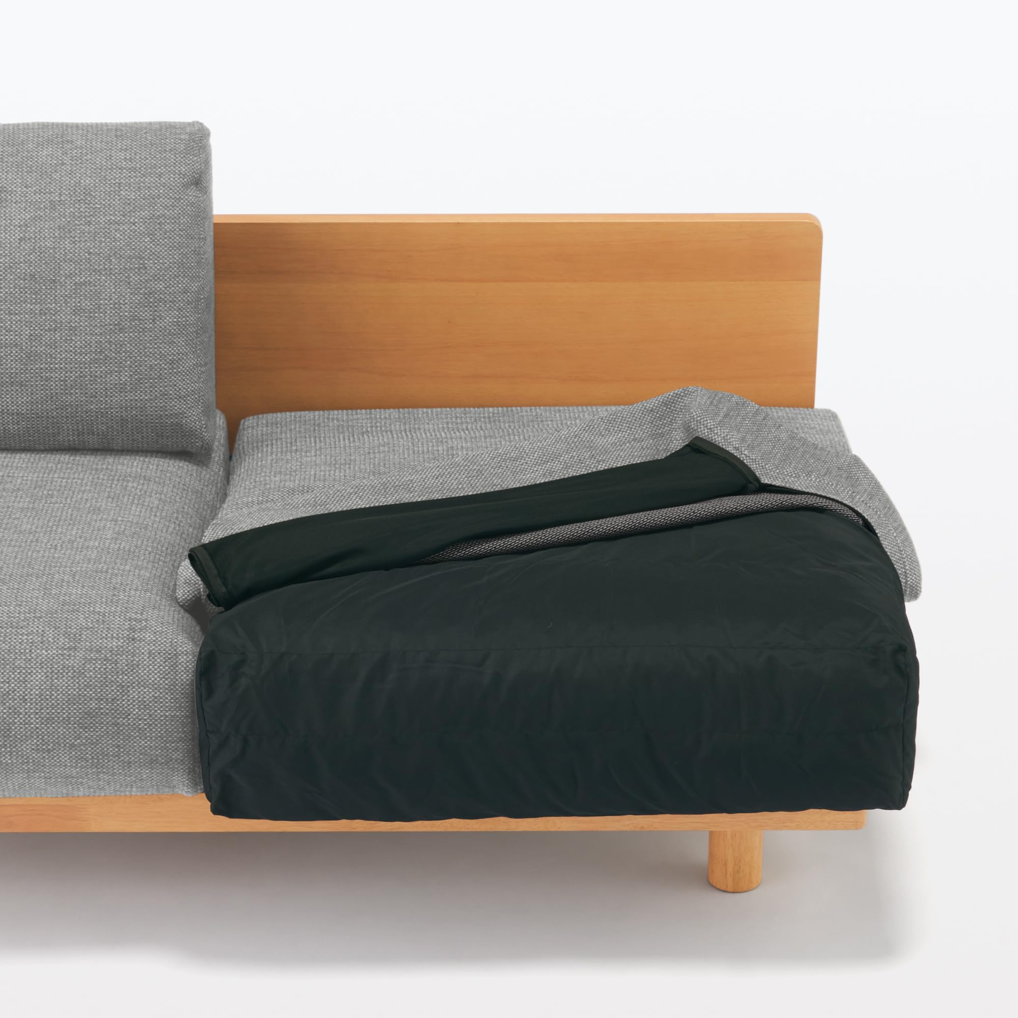 Amazon｜無印良品 ゆったり座れるアームレスソファ グレー 幅149×奥行