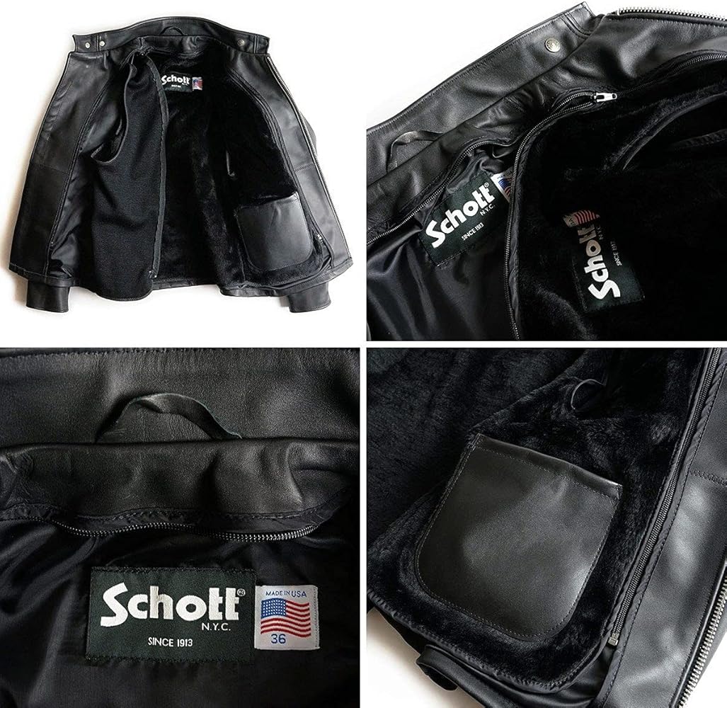 Amazon.co.jp: [ショット] SCHOTT 641 スタンドカラーシングル