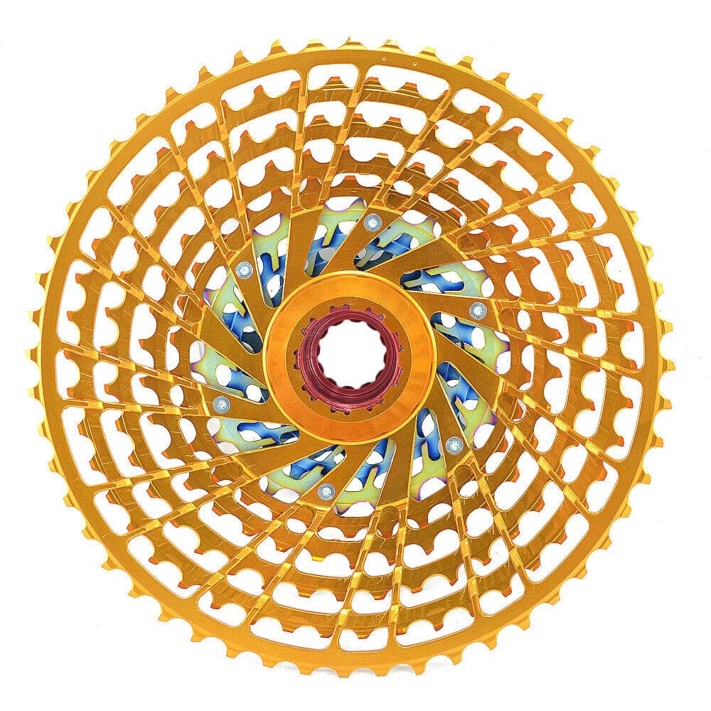 Amazon | KCNC 12速カセット 9-52歯 SRAM XDボディ用 ゴールド KCS12