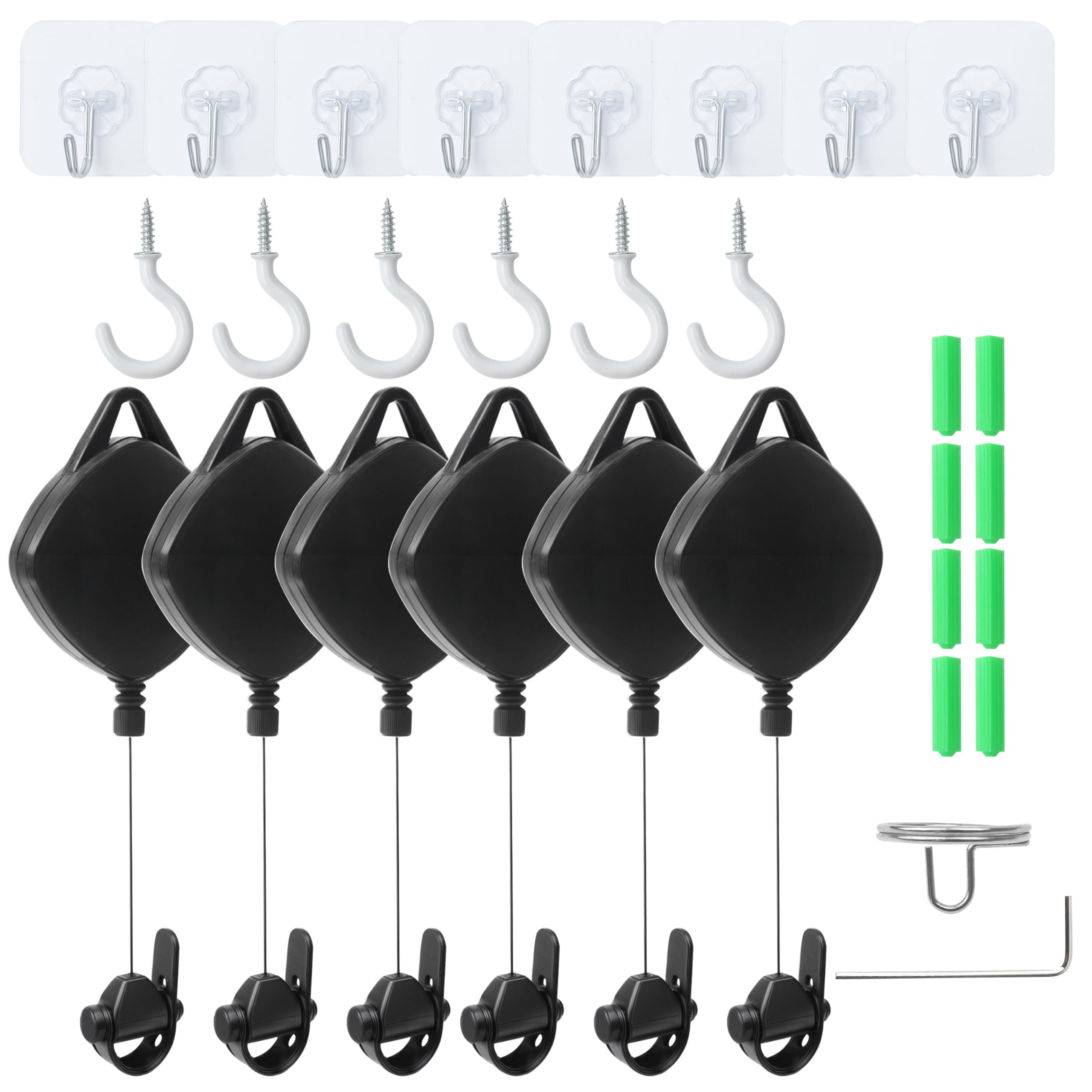 Amazon.com: 6 Packs VR Cable Pulley Ceiling Management System