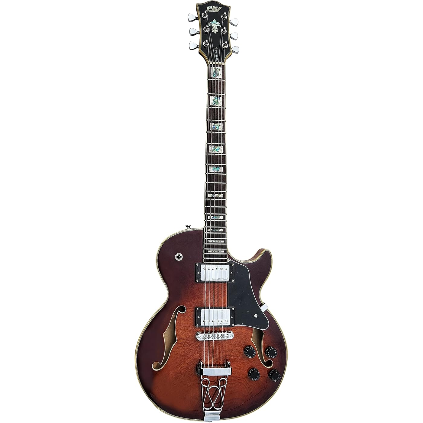 $30/mo - Finance IYV IJZ-300 TSB Jazz Solid hollow-Body Electric