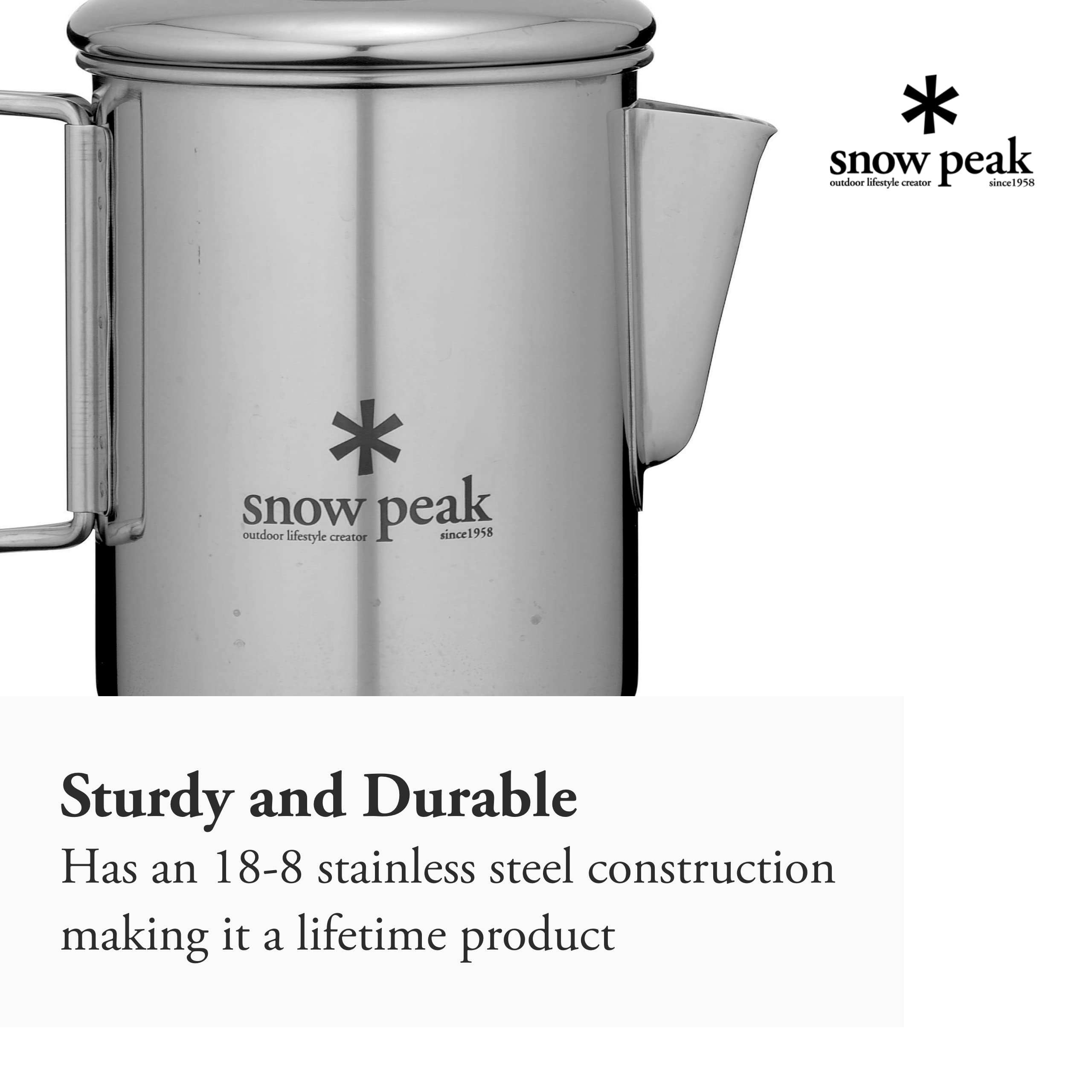 Amazon | スノーピーク(snow peak) ステンレス パーコレーター6カップ