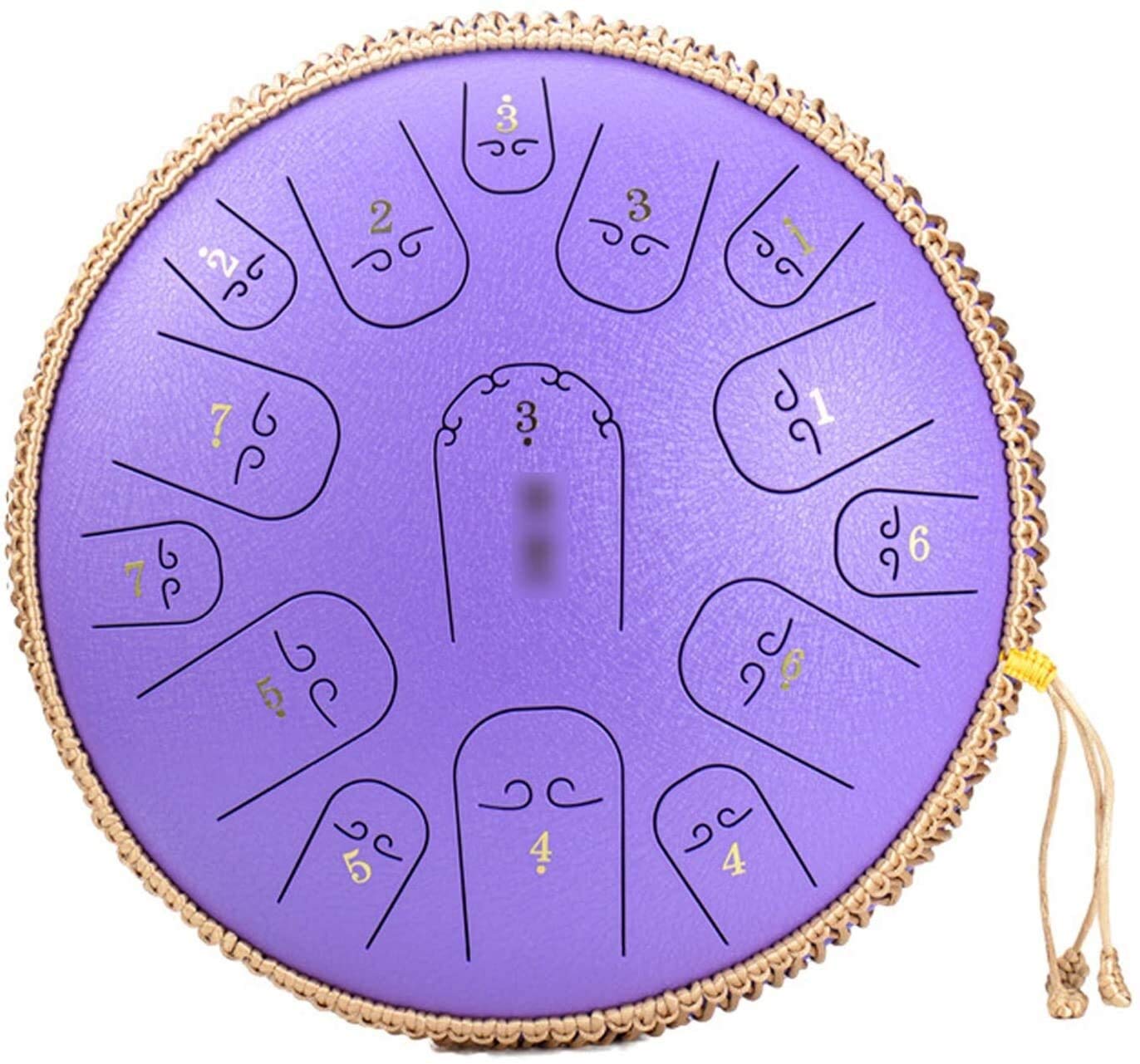 Amazon.co.jp: ハンドパン スリットドラム 楽器 14インチスチール舌