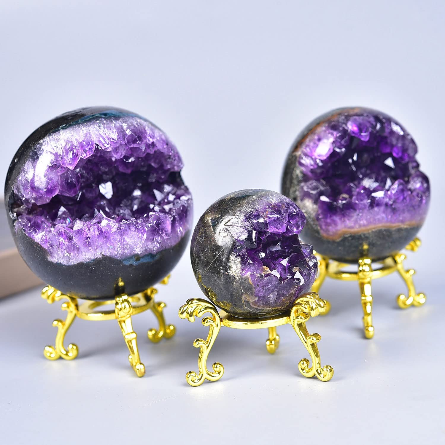 Amazon.co.jp: アメジストクラスター, 安いアアメジストドーム原石