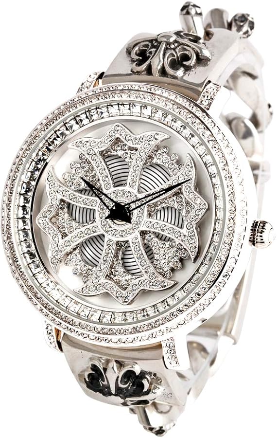 Amazon | AnneCoquine 925シルバーチェーン＋クロスシルバー（ホワイト