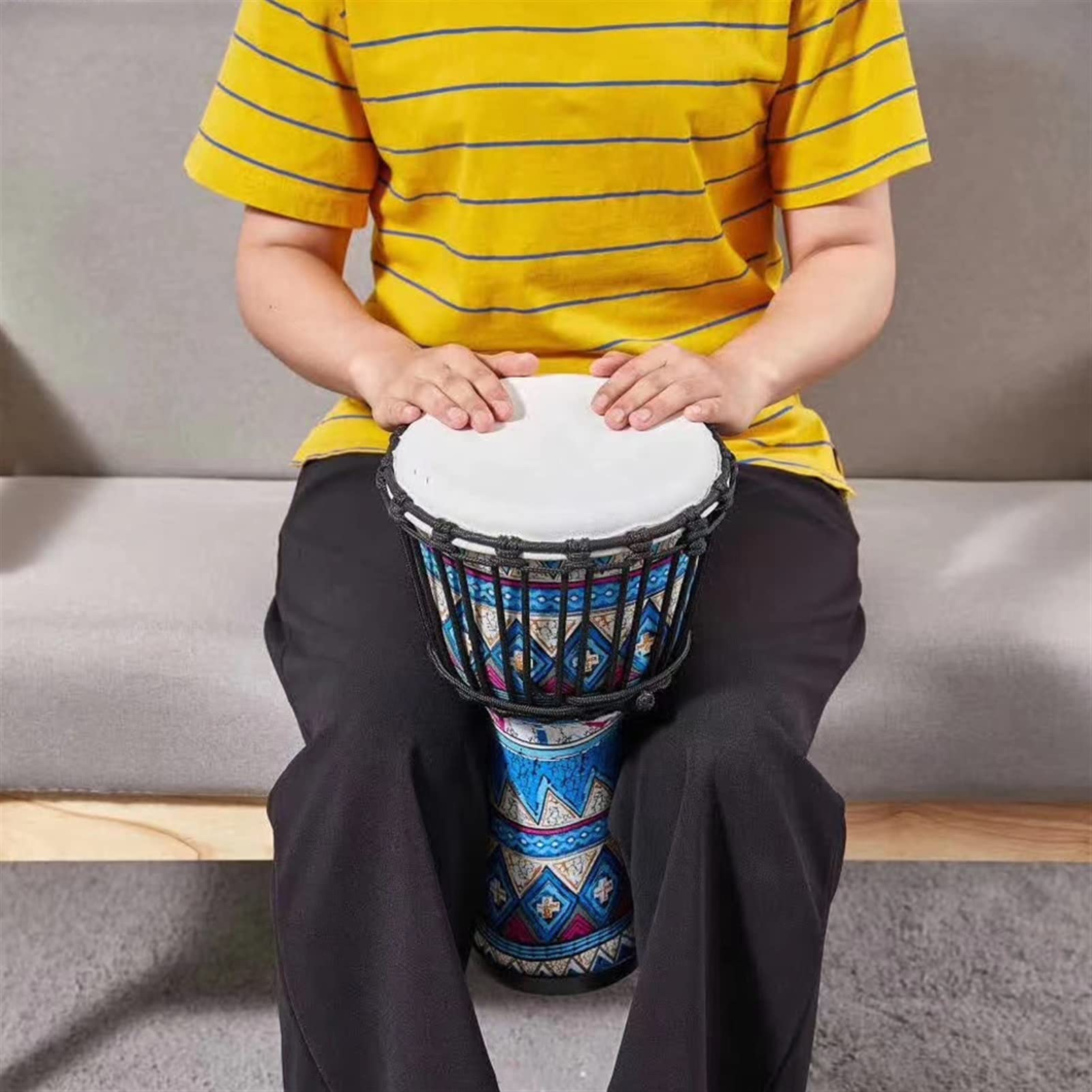 Amazon.co.jp: ジャンベ アフリカン ドラム 8インチポータブルアフリカ