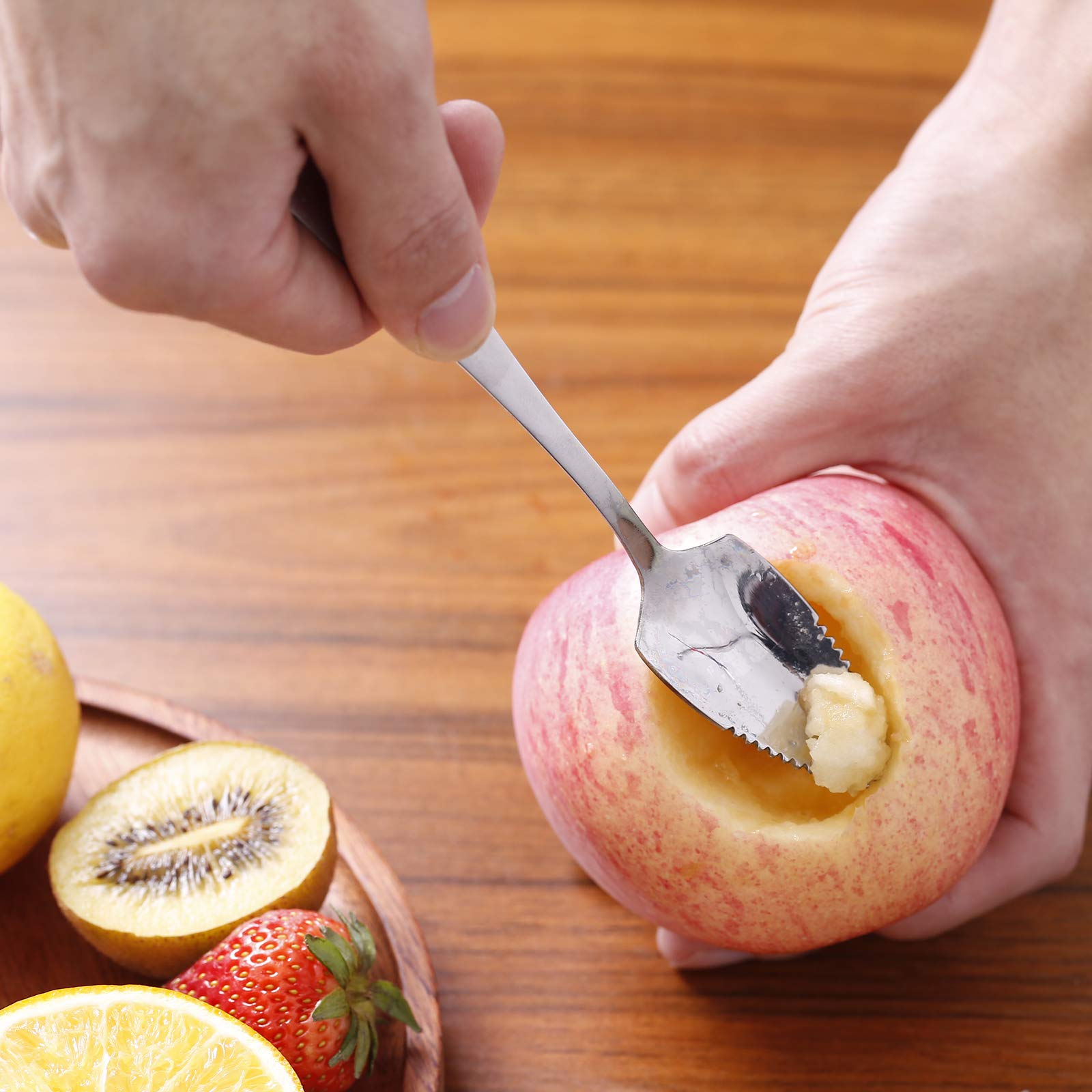 Amazon.co.jp: グレープフルーツスプーンとグレープフルーツナイフ 7本