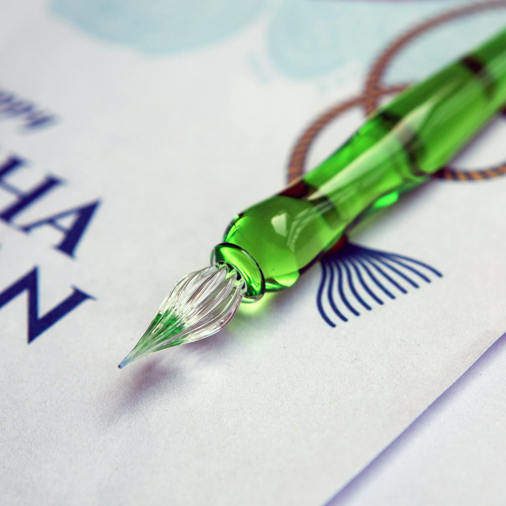 Amazon | 七十二号筆屋 ガラスペン 万年筆 文房具 なめらかに書ける筆