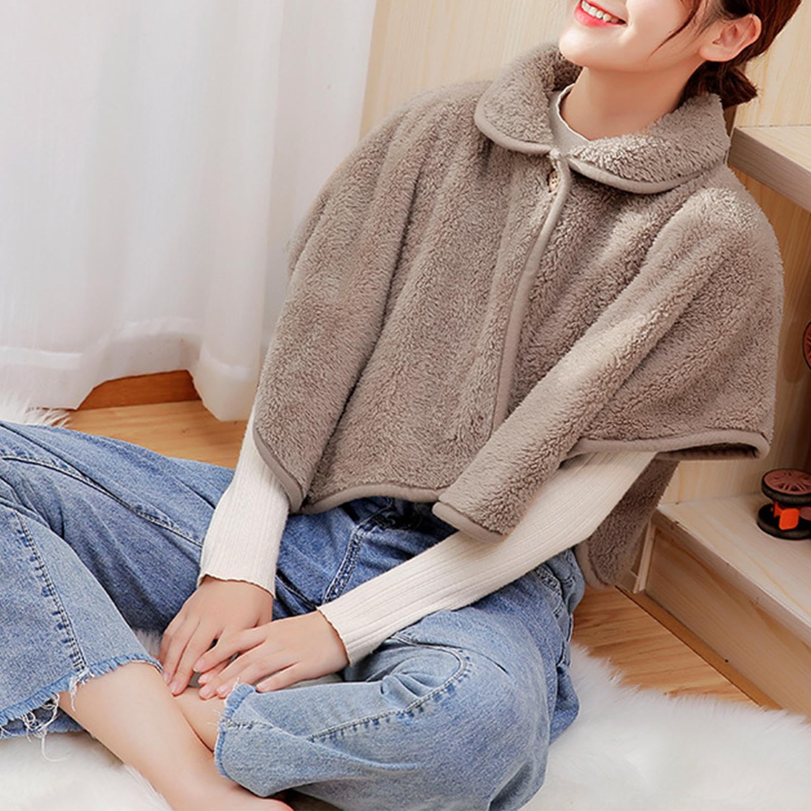 Amazon.co.jp: [KEIBIKA] ポンチョケープ ショール ケープ ホーム