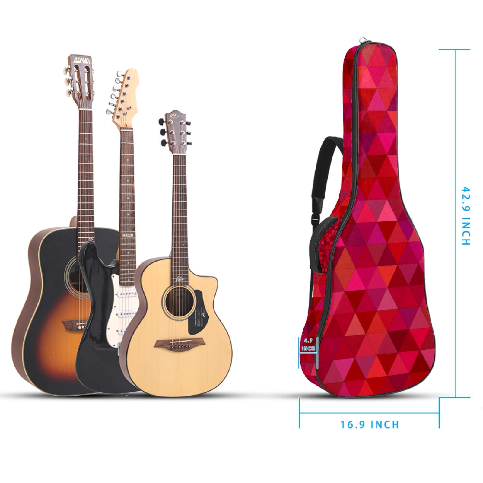 Amazon | AyuStyle ギターケース セミハード ギター エレキギター