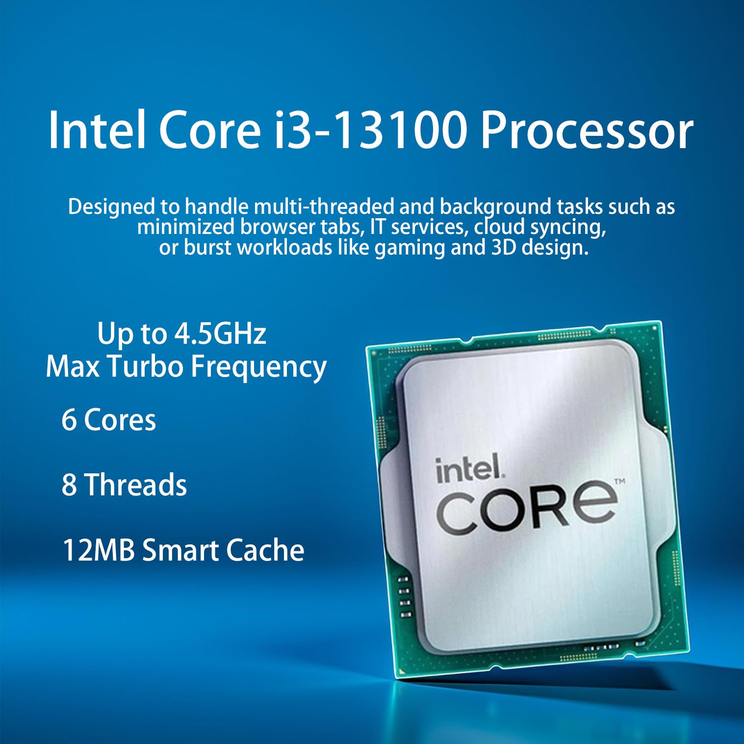 Amazon.com: Intel Core i3-13100 4 Core Desktop Processor (Up to