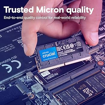 Crucial 32GB DDR5 RAM Kit (2x16GB), 5600MHz (or 5200MHz or 4800MHz