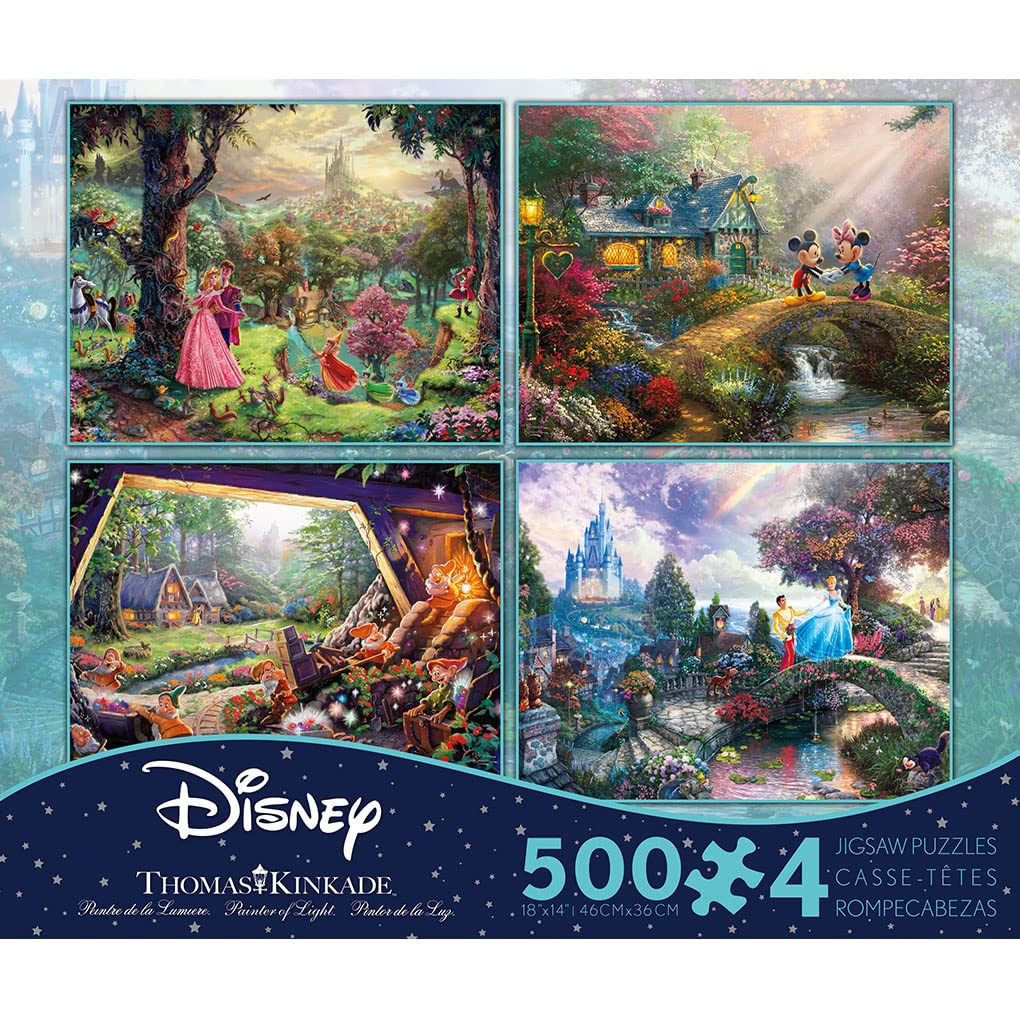 Amazon.co.jp: Disney(ﾃﾞｨｽﾞﾆｰ) ｸﾗｼｯｸﾊﾟｽﾞﾙｾｯﾄ 500ﾋﾟｰｽ×4 【眠れる森の