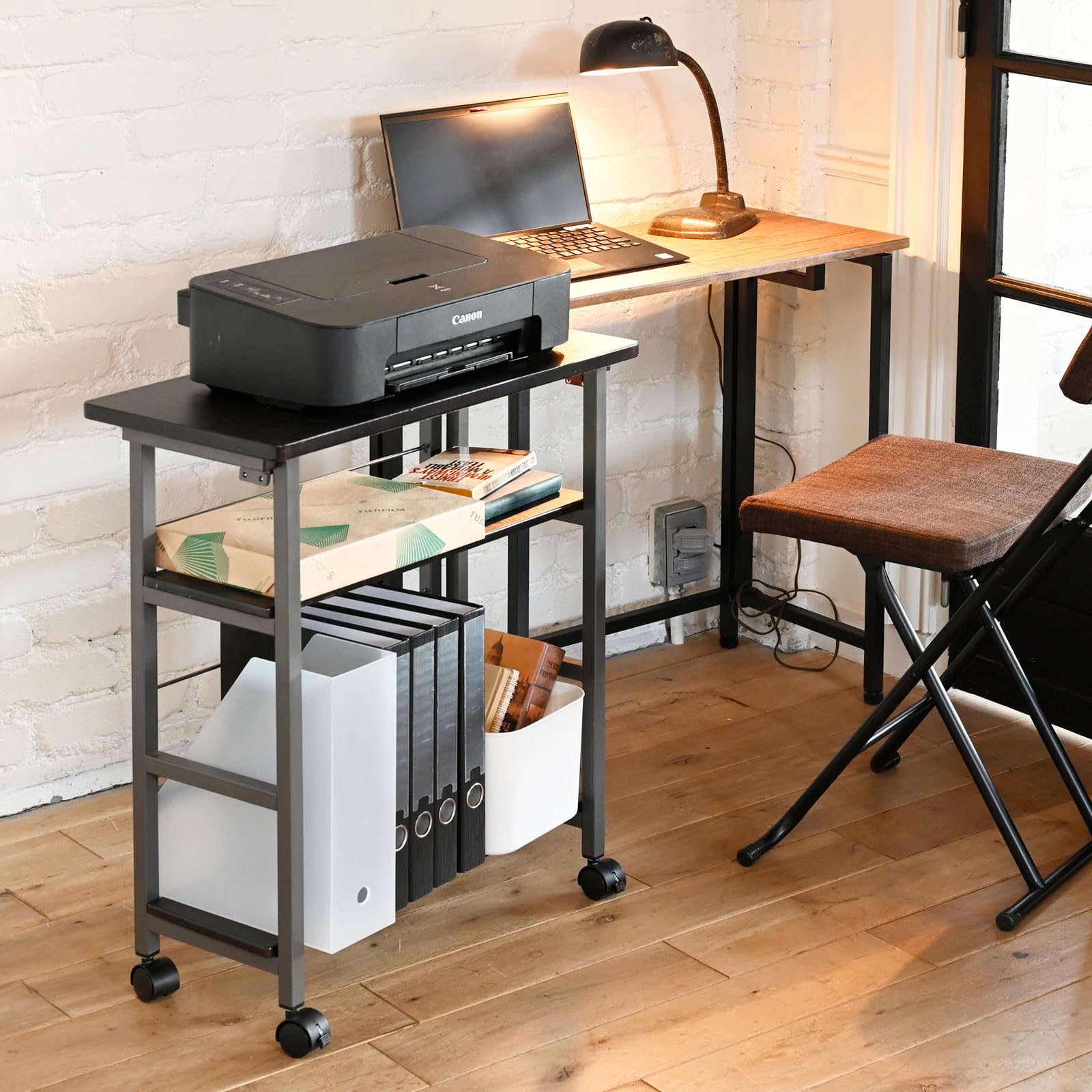 Amazon.co.jp: 山善(YAMAZEN) ワゴン デスク サイドワゴン キャスター