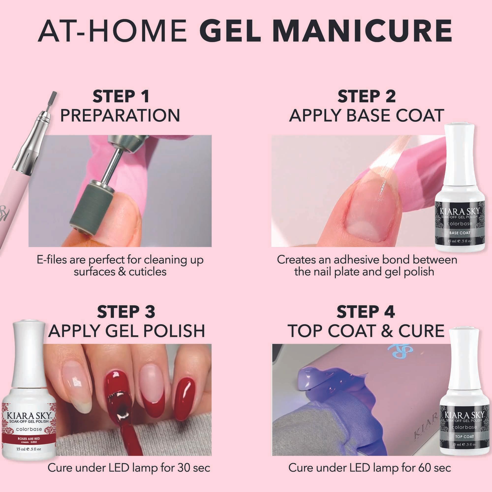 Amazon.com : KIARA SKY Soak Off Gel Nail Polish 0.5 fl oz, PINK