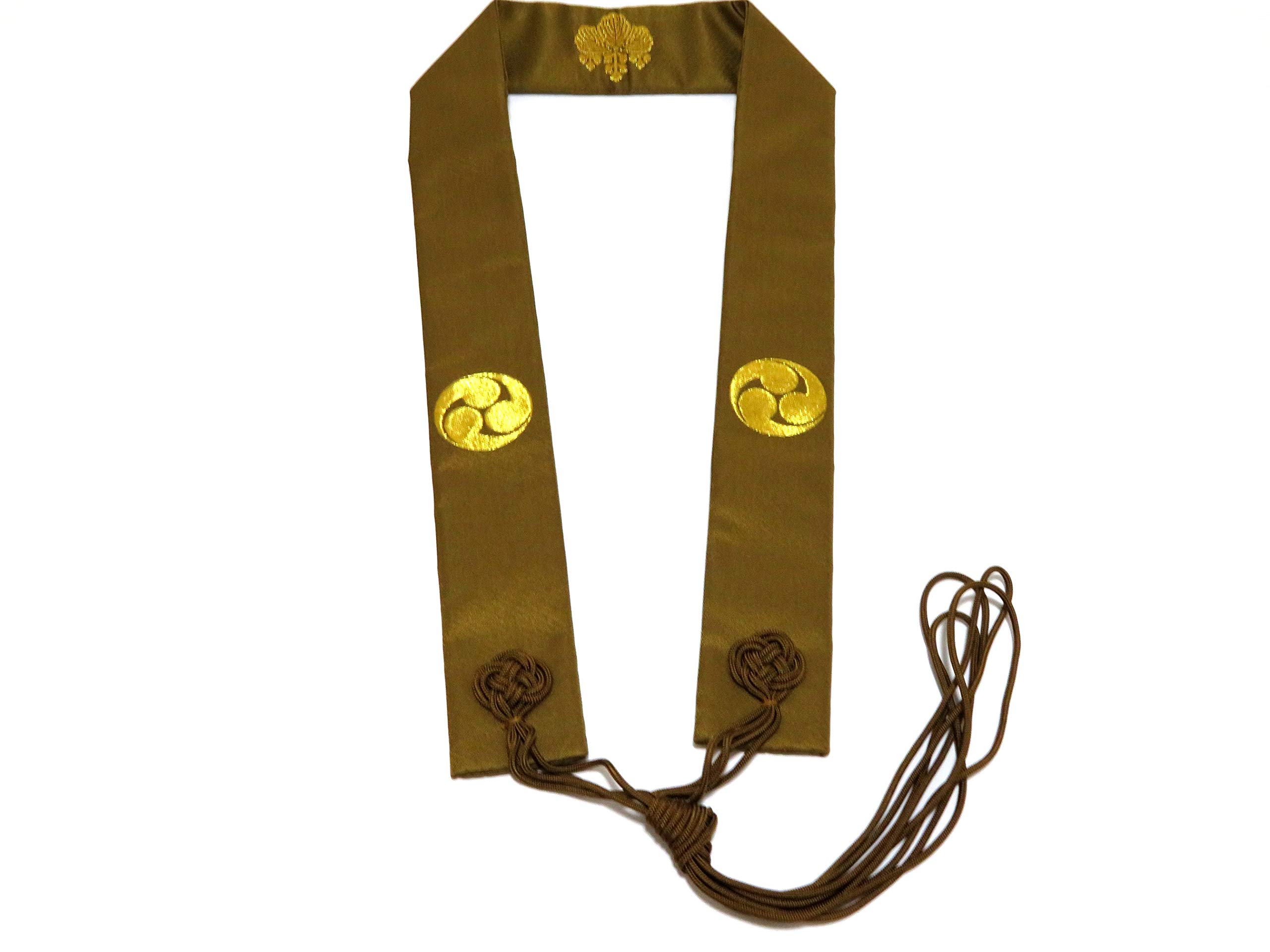 Amazon｜sowaka (ソワカ) 輪袈裟 わげさ真言宗高野山用 茶色 半袈裟