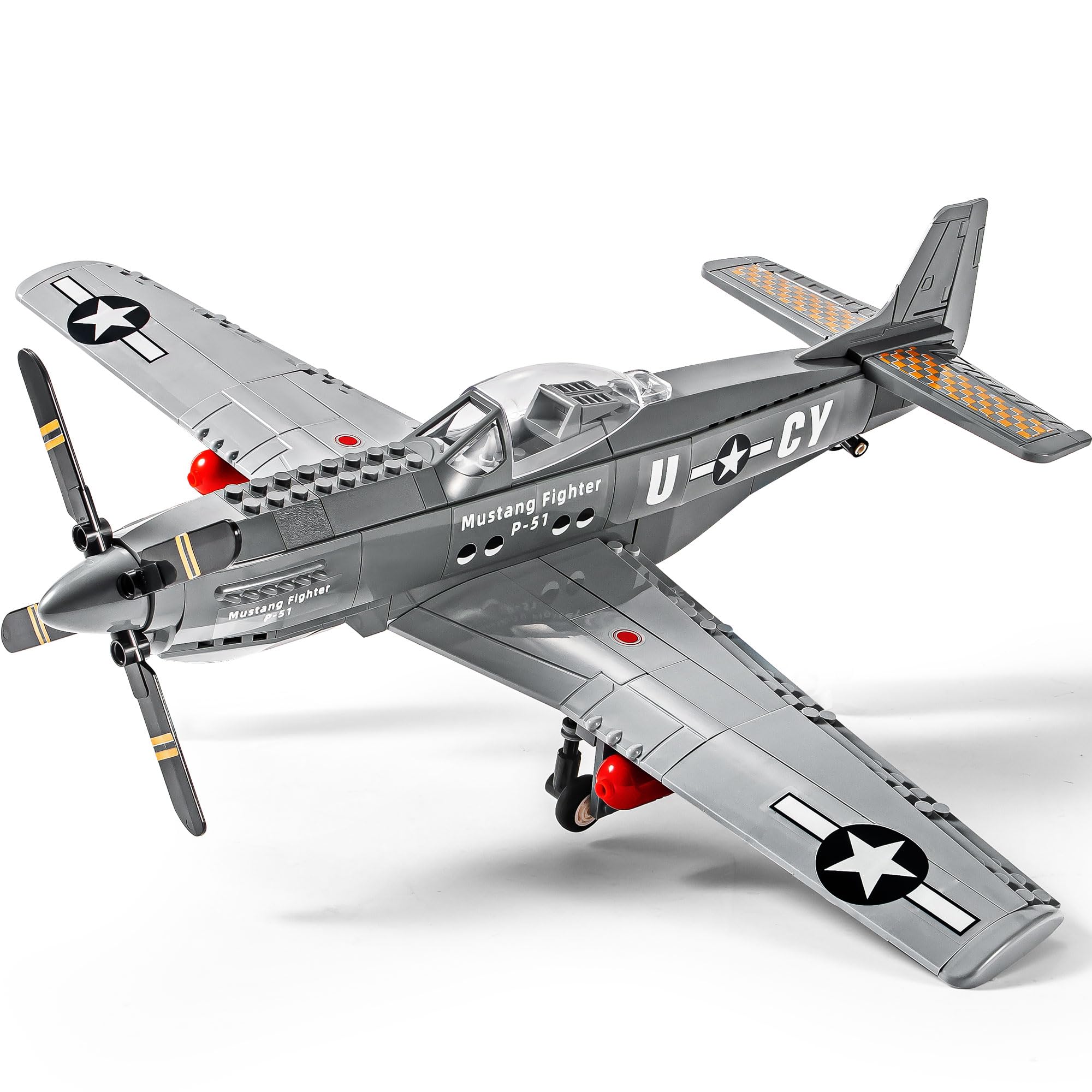 Amazon.com: SEMKY Military Fighter Jet P-51 Fighter Mustang Air