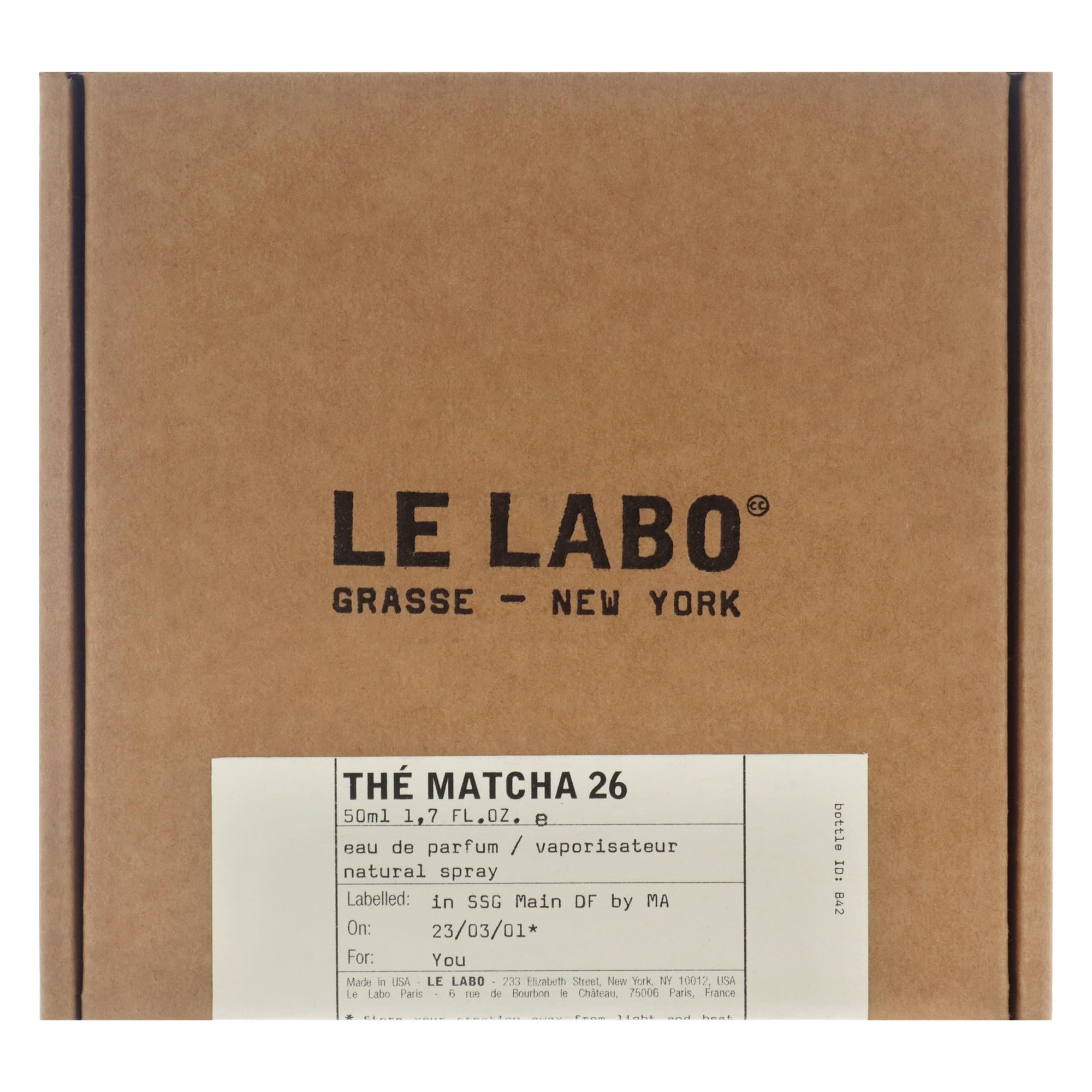 Amazon.com : The Matcha 26 by Le Labo for Unisex - 1.7 oz EDP