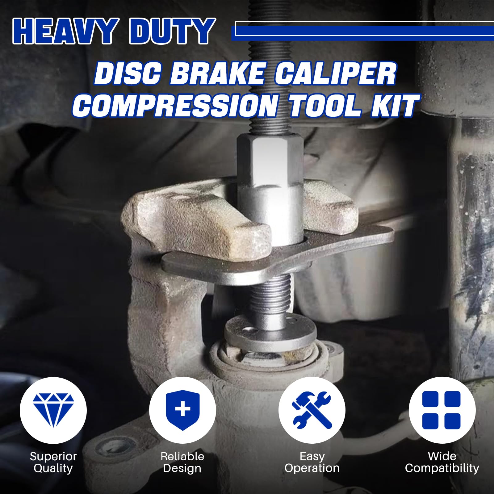 Amazon | ZTech 22pcs Heavy Duty風バック、ディスクブレーキ