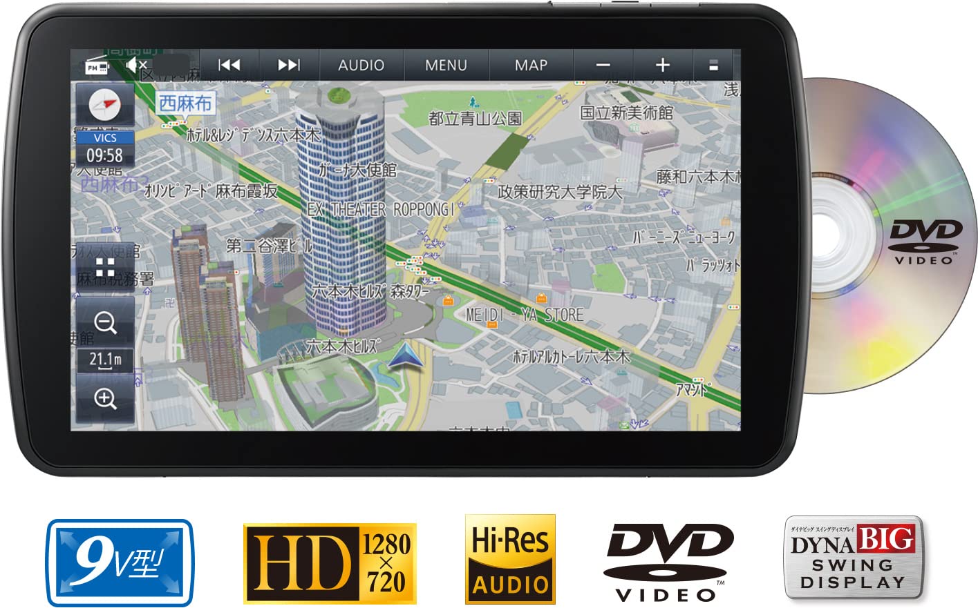パナソニック カーナビ ストラーダ CN-F1D9HD